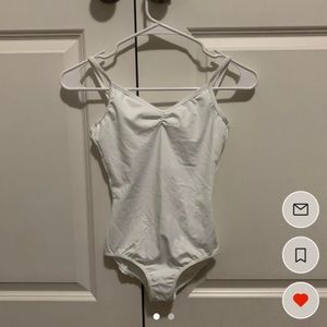 white leotard